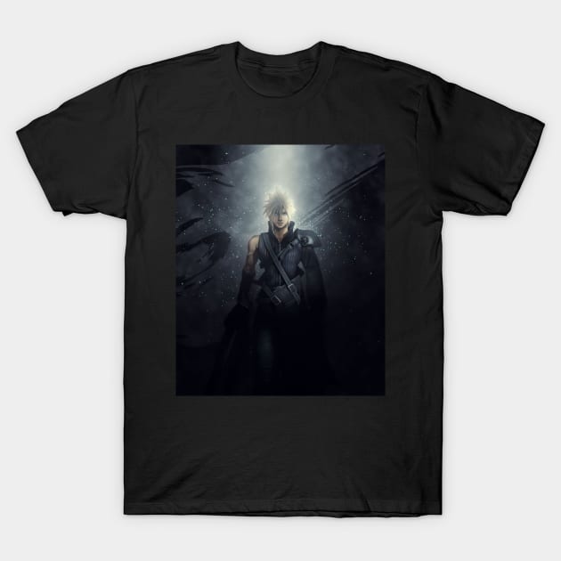 Powerful Fantasy Mercenary T-Shirt by SkyfrNight